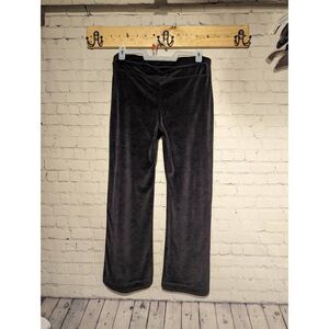 DKNY new silky velour wide leg pants size large *